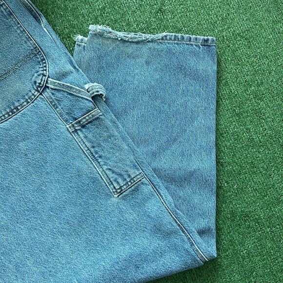 VINTAGE Y2K POLO RALPH LAUREN JEANS CARPENTER BAGGY STYLE MENS 33X32 - Picture 3 of 10